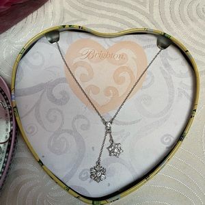 Brighton Icy Elegance Snowflake Necklace with Brighton tin box